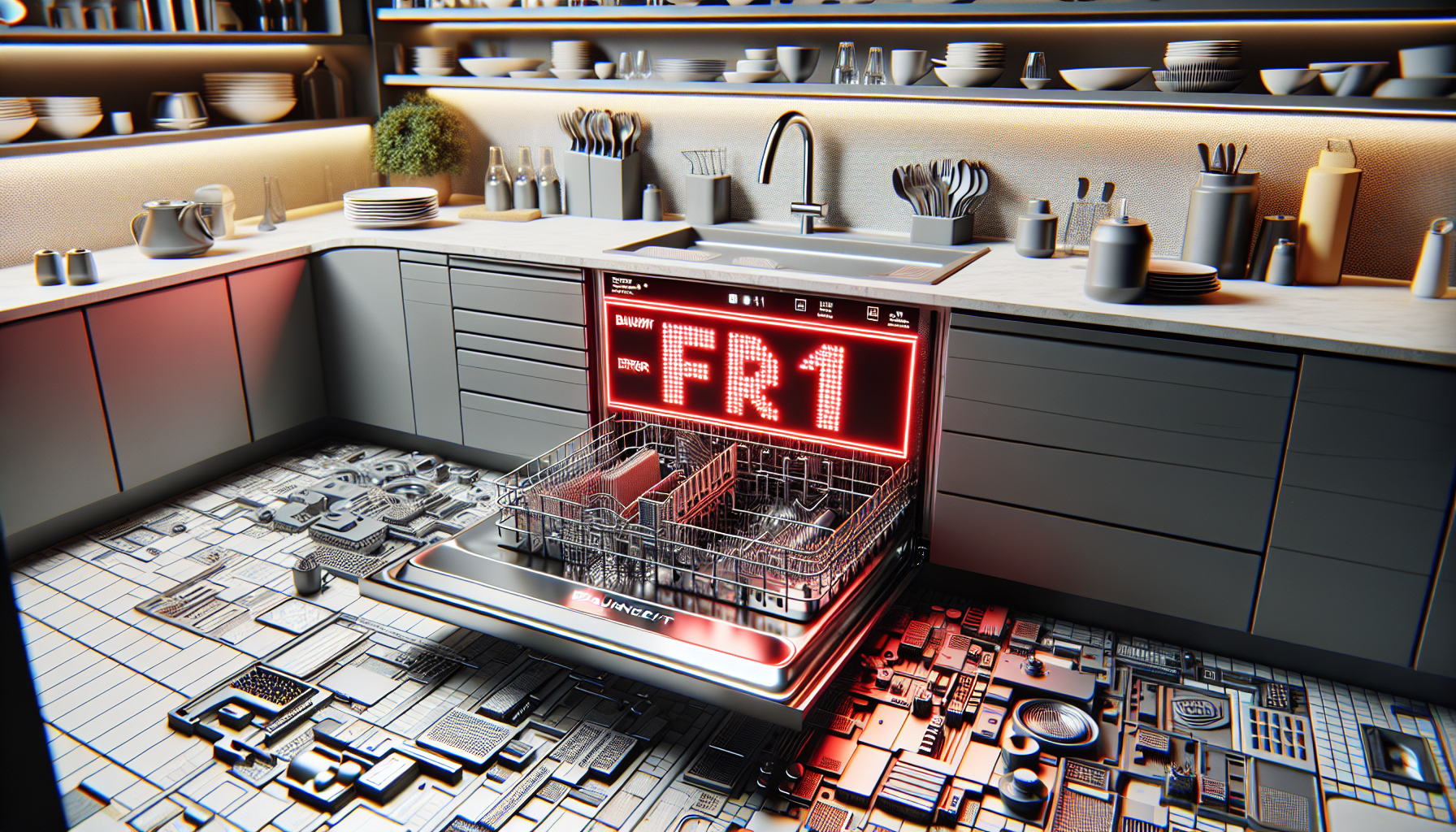 Bauknecht vaatwasser storingen F1