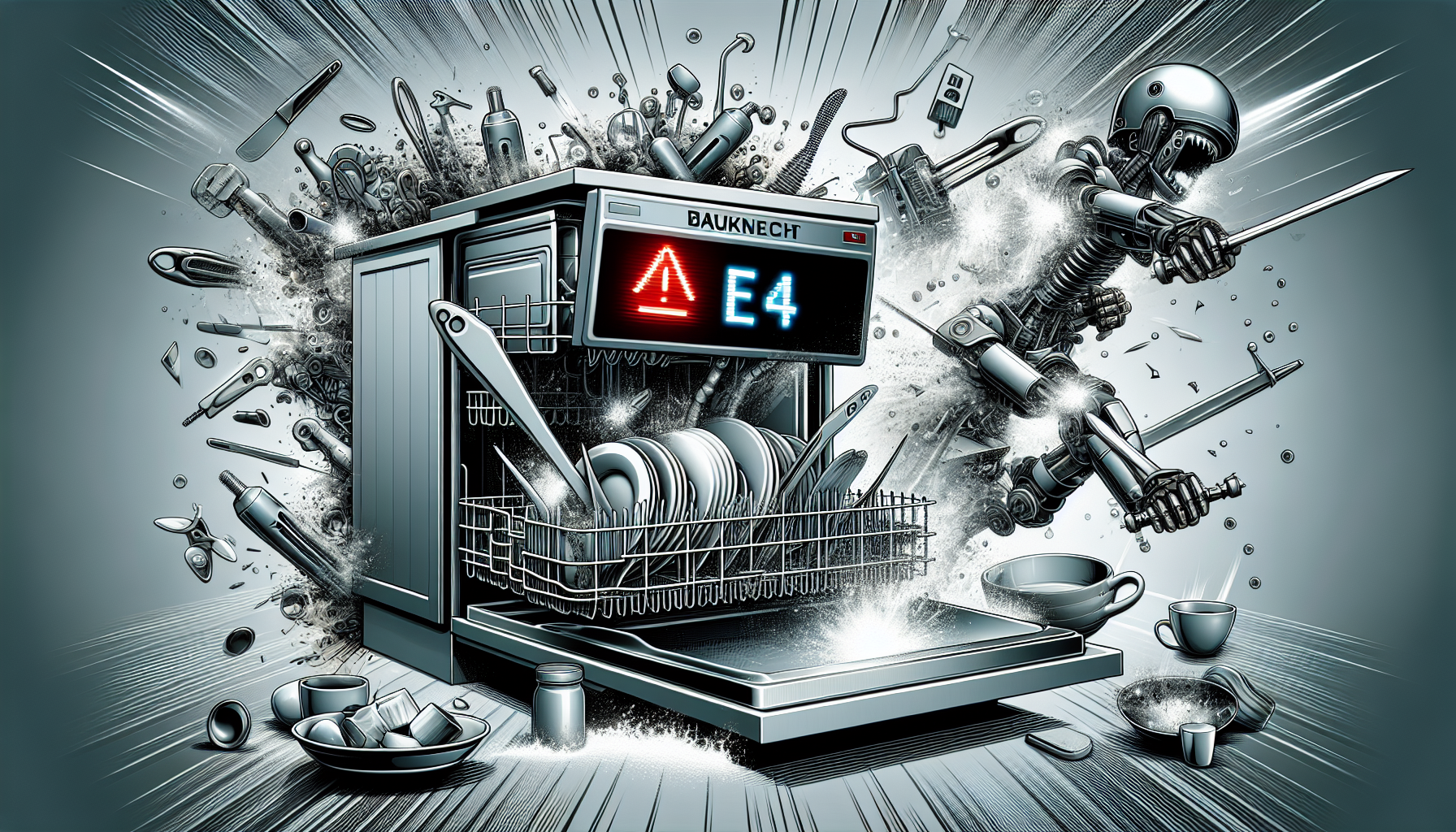 Bauknecht vaatwasser storingen E4