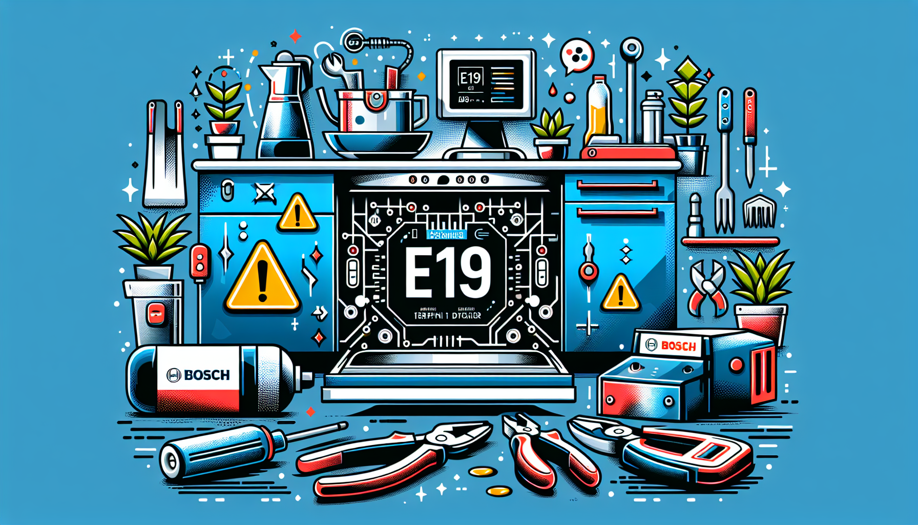 Bosch vaatwasser storingen E19