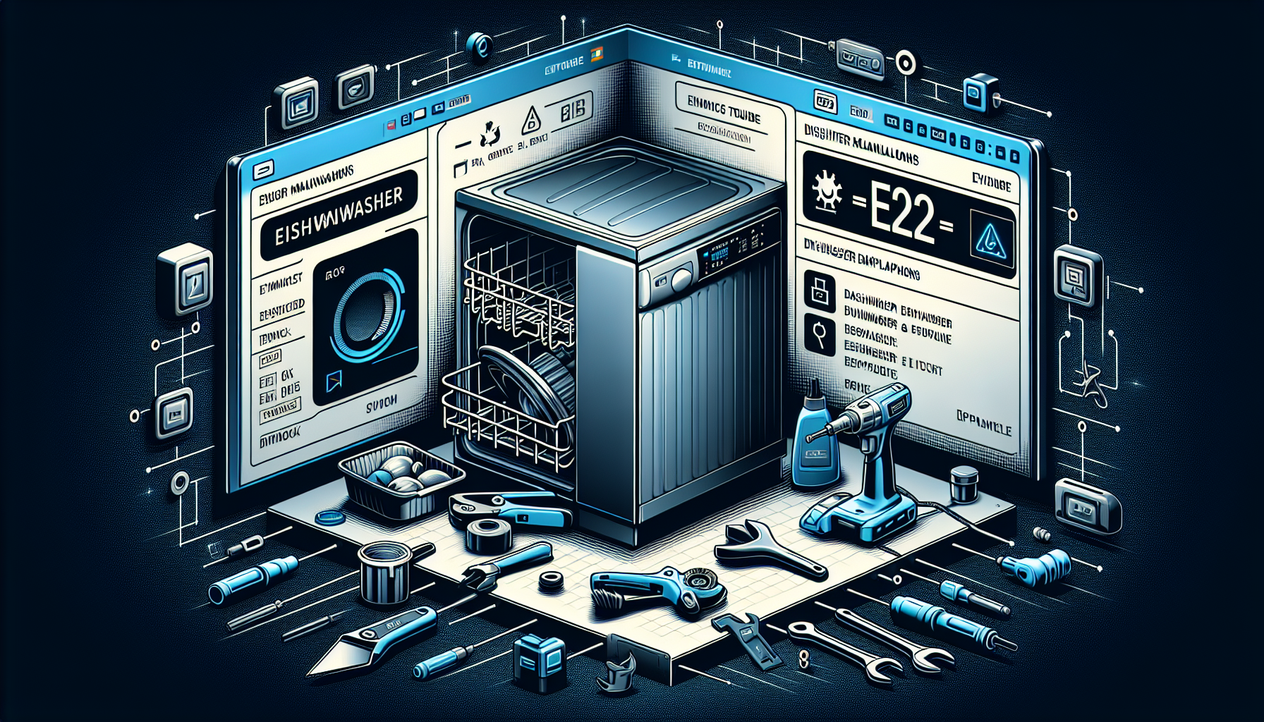 Bosch vaatwasser storingen E22