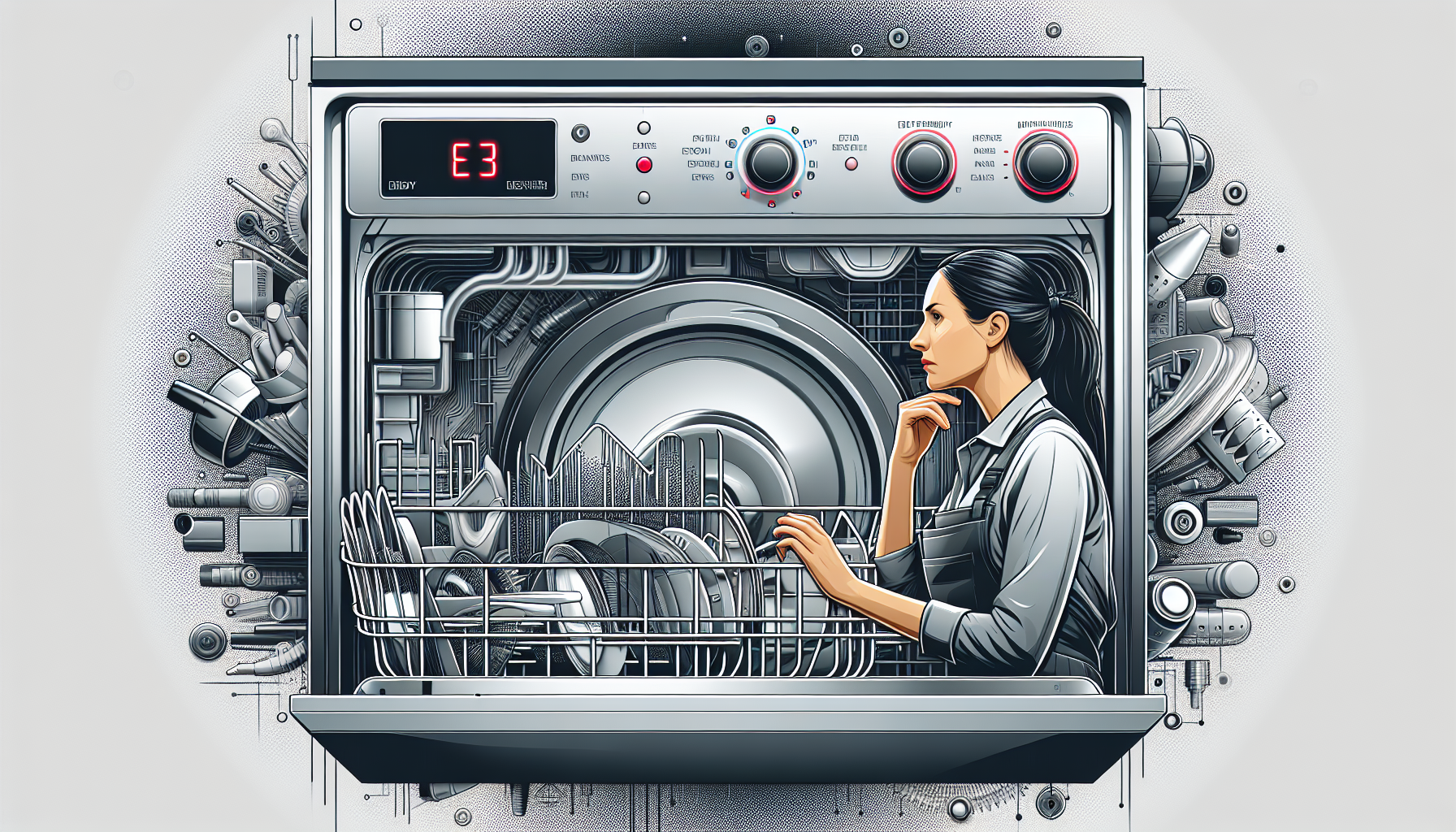 Candy vaatwasser storingen E3