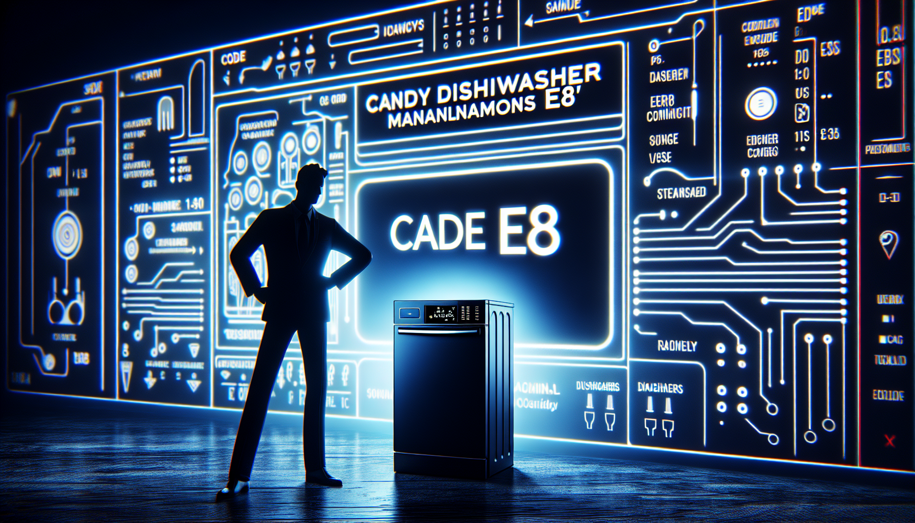 Candy vaatwasser storingen E8