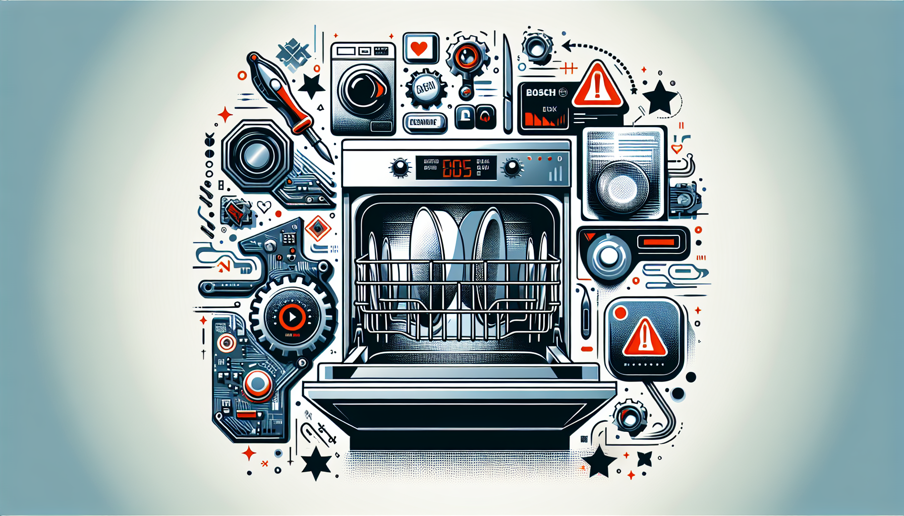 Bosch vaatwasser storingen E05/E5