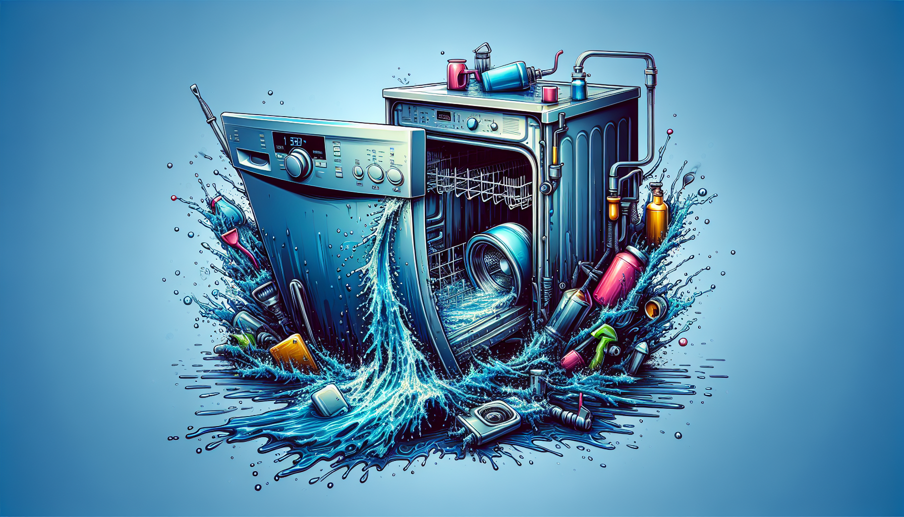 Indesit vaatwasser storingen Lekt uit de deur