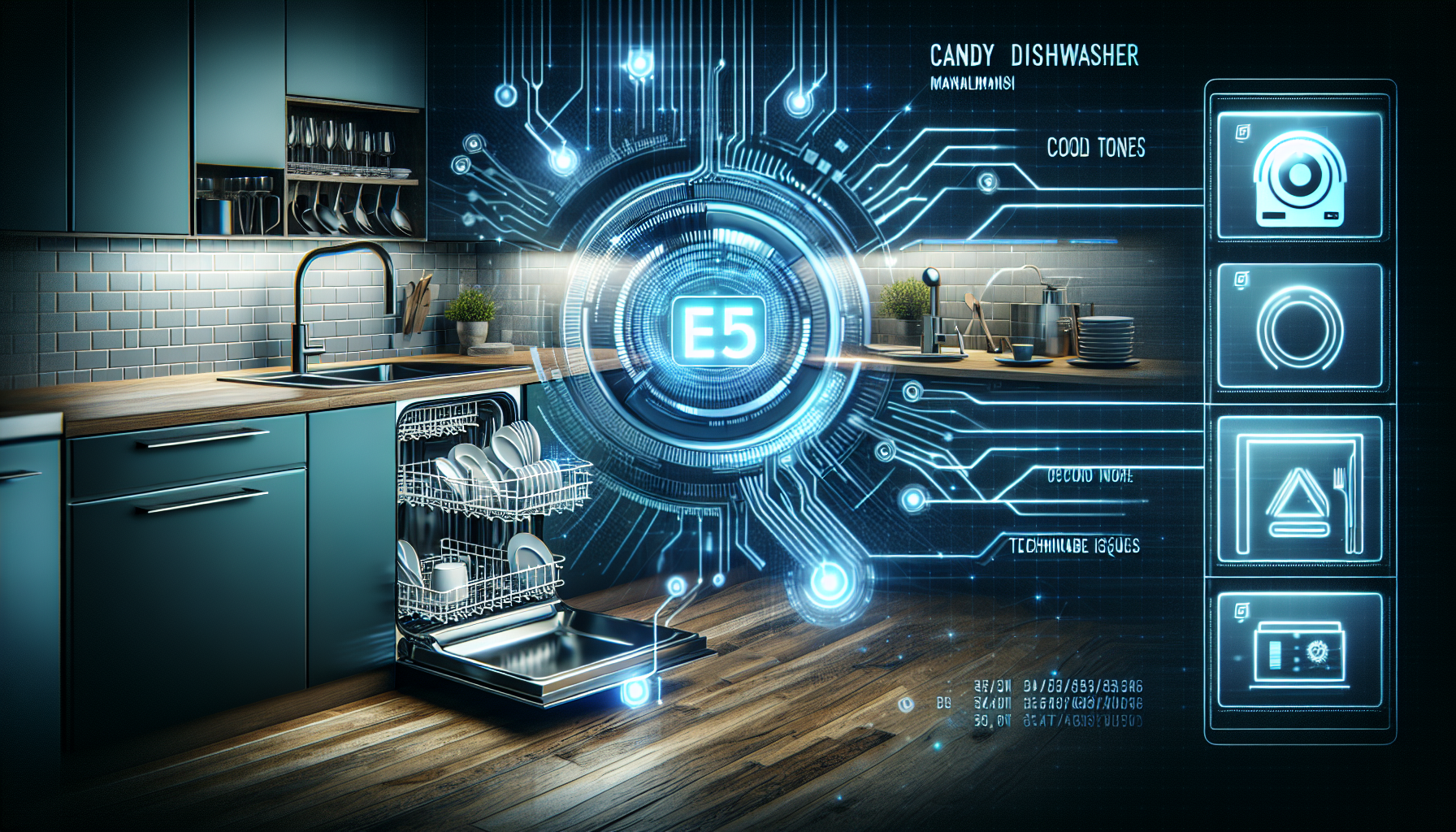 Candy vaatwasser storingen E5