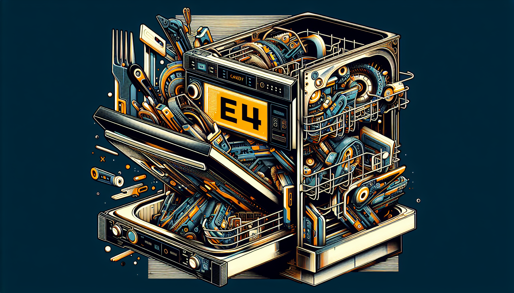 Candy vaatwasser storingen E4