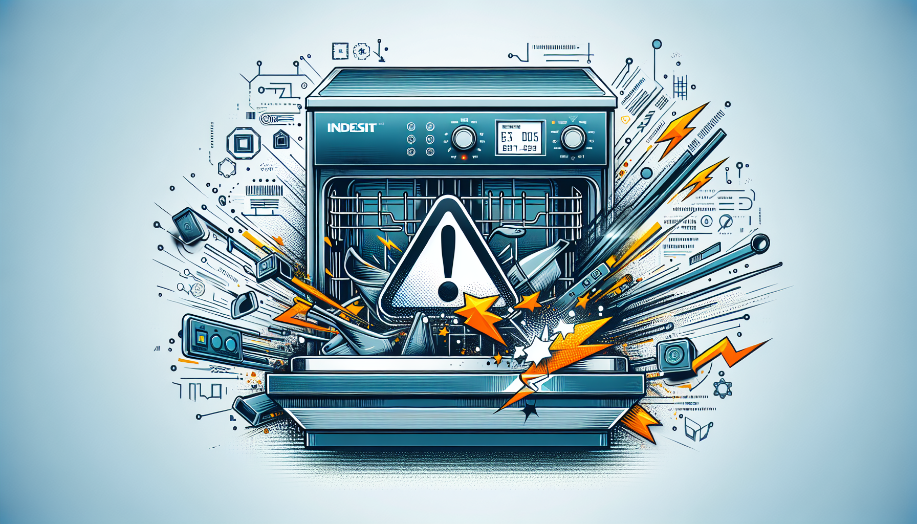 Indesit vaatwasser storingen Reageert niet op indrukken toetsen