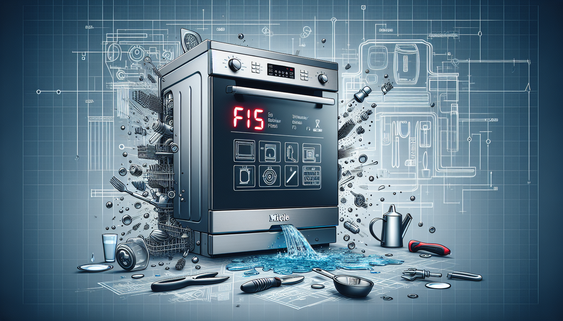 Miele vaatwasser storingen F15