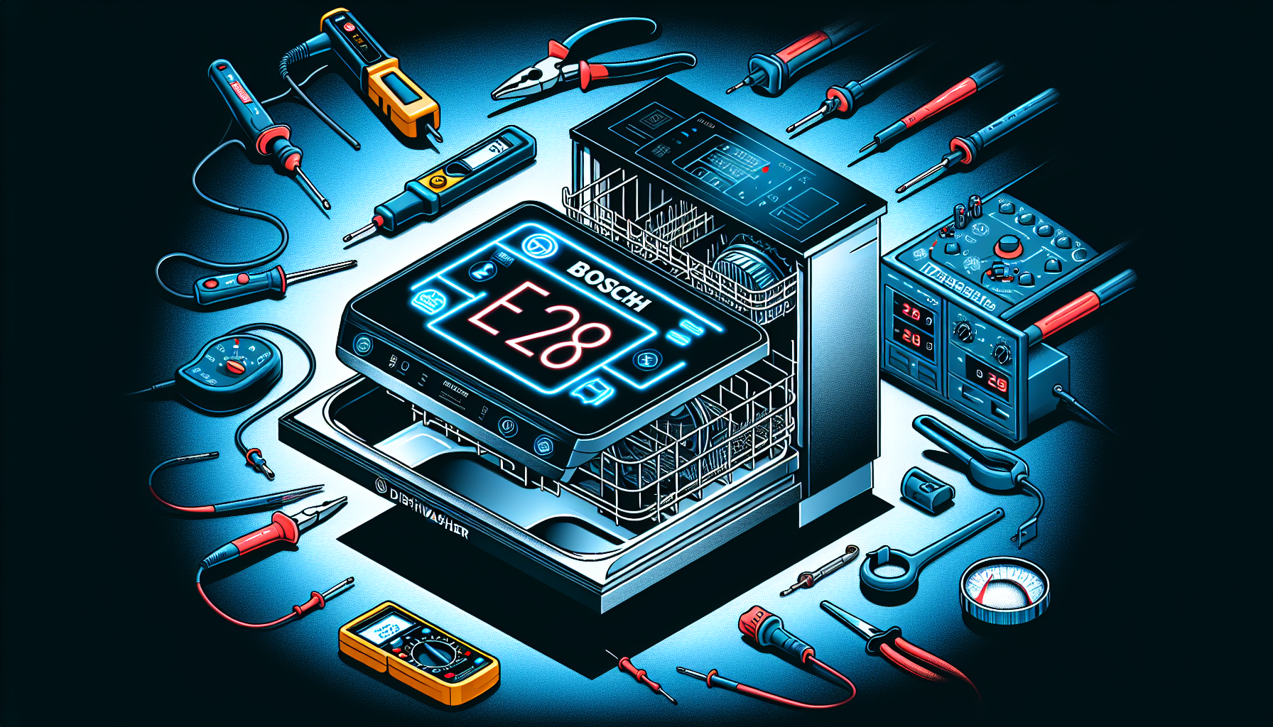 Bosch vaatwasser storingen E28